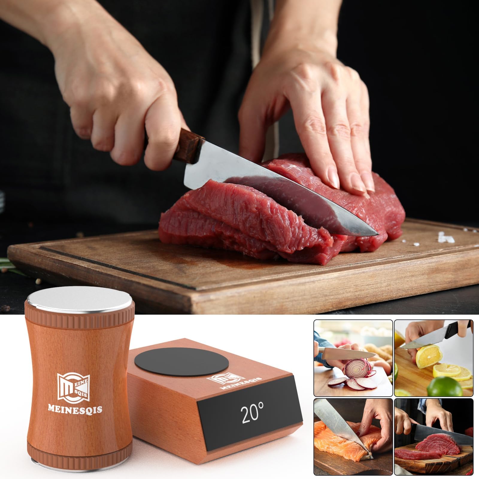 MEINESQIS knife sharpener kit premium packaging makes a thoughtful gift