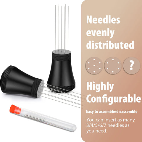 MEION WDT seven-needles set enables precise grind dispersion