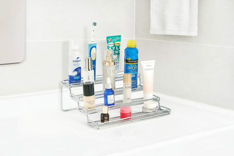 MEIQIHOME versatile storage holds spices, oils, and small bottles neatly.