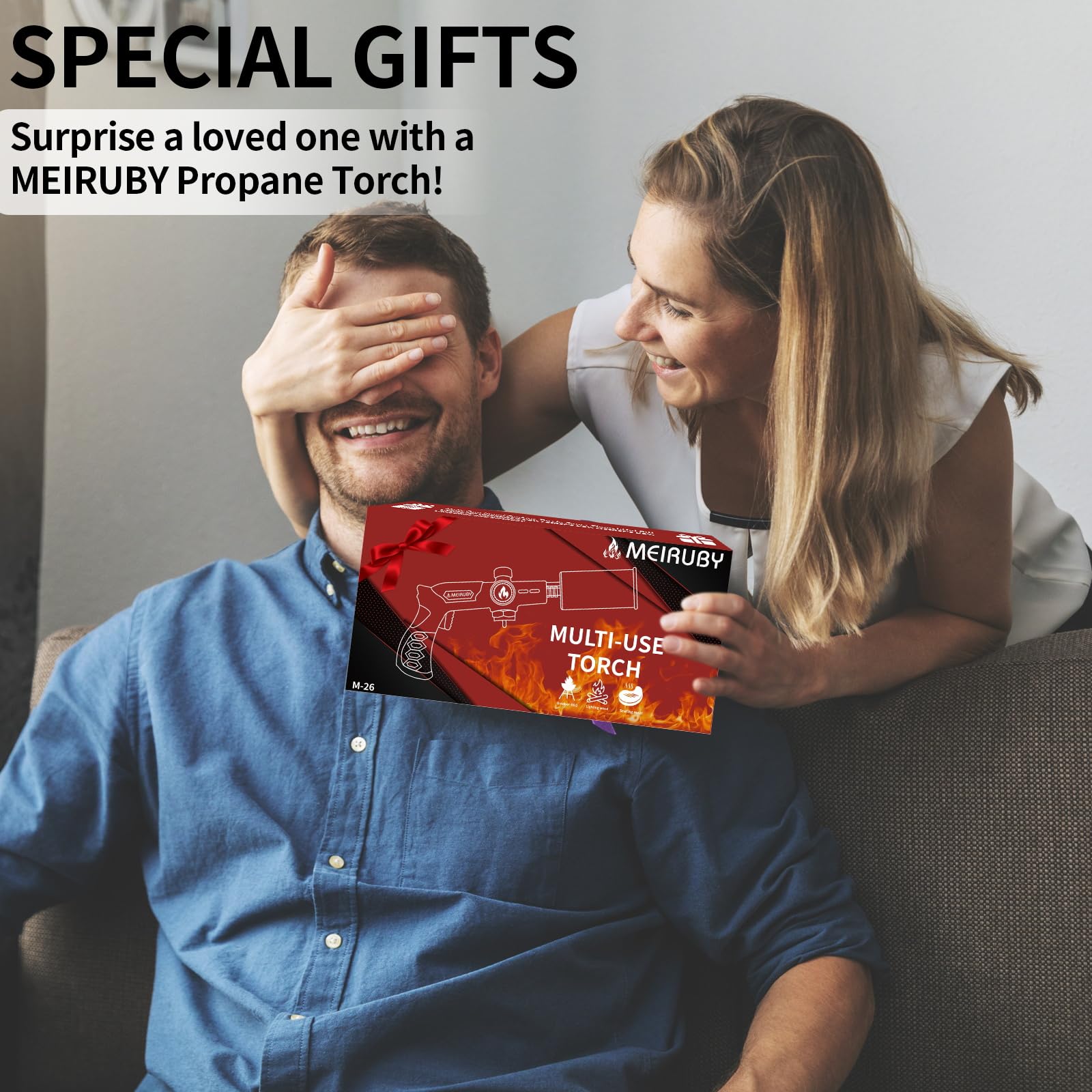 MEIRUBY gift-ready torch for cooking enthusiasts and DIYers