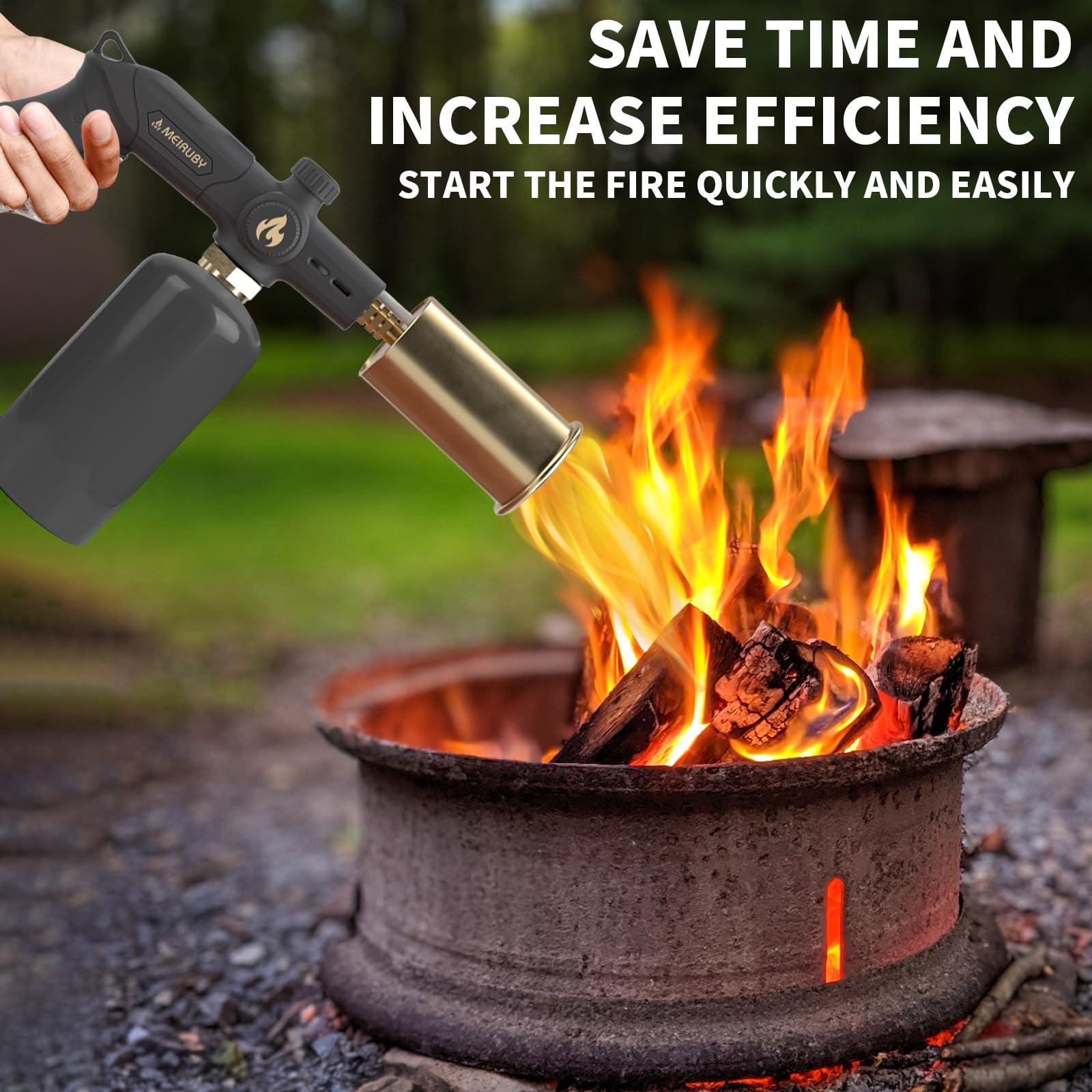 MEIRUBY portable cooking torch handy for home or outdoor use