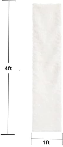 MeiSan white fur runner for Christmas dining creates warm holiday ambiance.