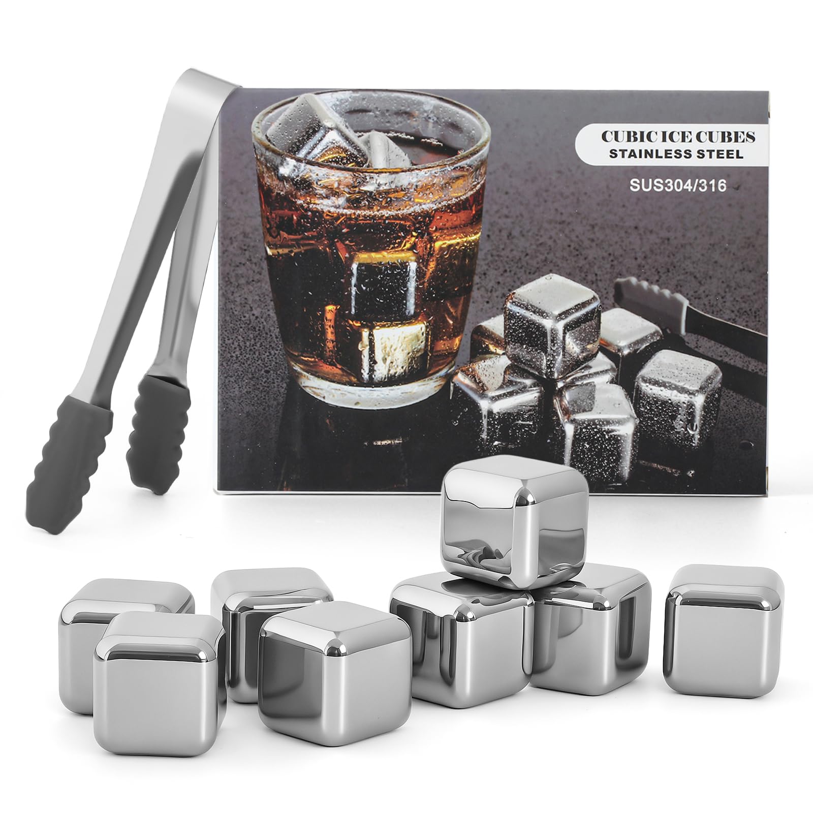 Meixingtom whiskey stones in a glass cool drinks without dilution.
