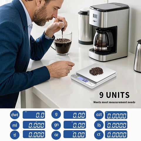 MEIYA scale with stainless steel surface for quick cleaning