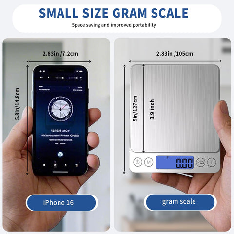 MEIYA scale includes two trays for versatile use