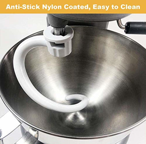 MEKEE spiral dough hook speeds kneading for bread and pizza dough.