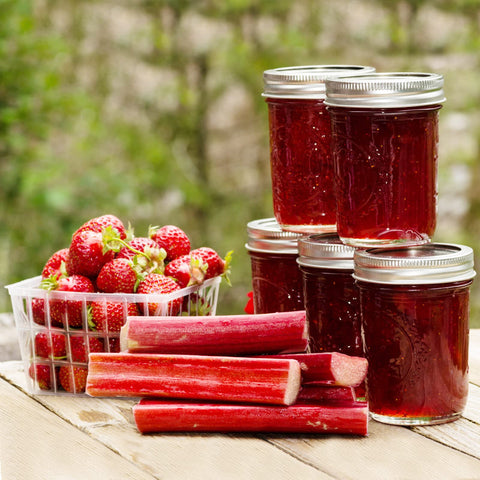 Melcars 6-pack mason jars suitable for jams, sauces, and pickles