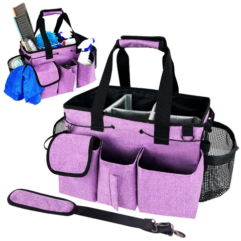 MELINON large cleaning caddy bag with ample capacity for organized supplies.