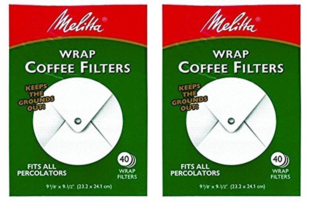Melitta White Wrap Around Percolator Filter reduces oils for smoother coffee