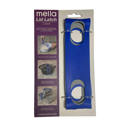Mella Lid Latch hand-washable strap for on-the-go meals