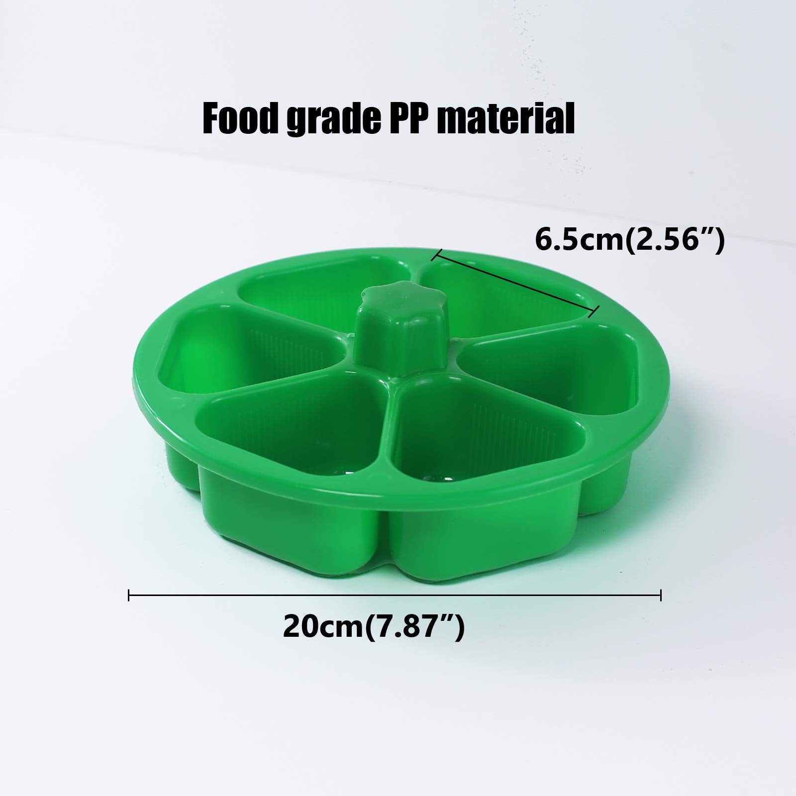 Melostu onigiri rice ball press top view showing lid and non-stick surface.