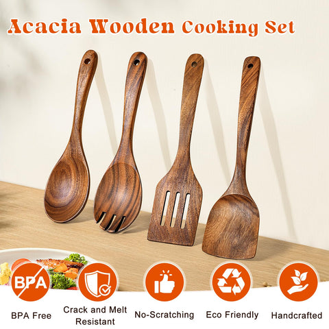 MemoGem acacia wood grain close-up showing dense, heat-resistant material