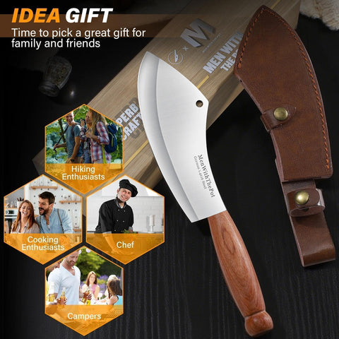 MEN WITH THE POT gift-ready packaging for a kitchen or camping lover