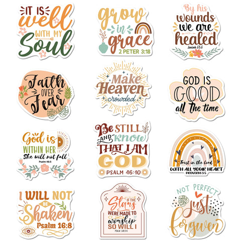 MENIFEND Christian Bible Verse Fridge Magnets in Boho design brighten your fridge and organize reminders.