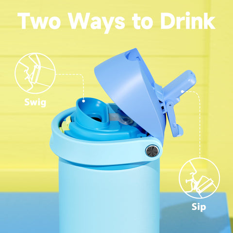 Meoky bottle uses vacuum insulation to keep drinks cold for hours.