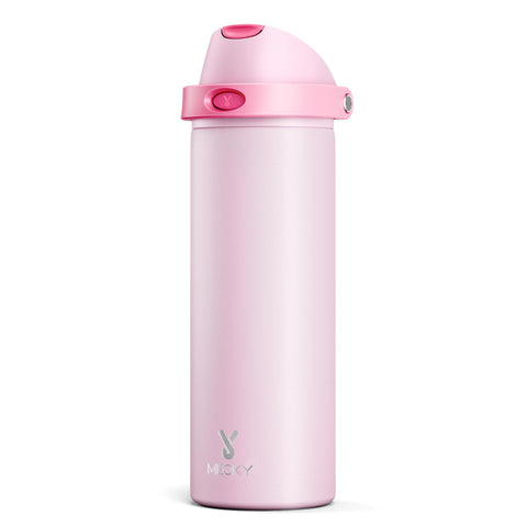 Meoky 24oz bottle with 2in1 lid for versatile sipping on the go