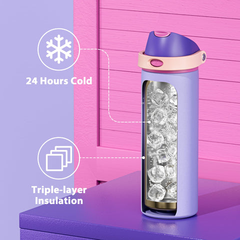 Meoky orchid bottle fits car cup holders for easy transport