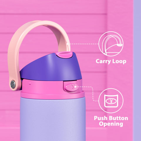 Meoky orchid bottle wide-mouth opening for easy cleaning and ice