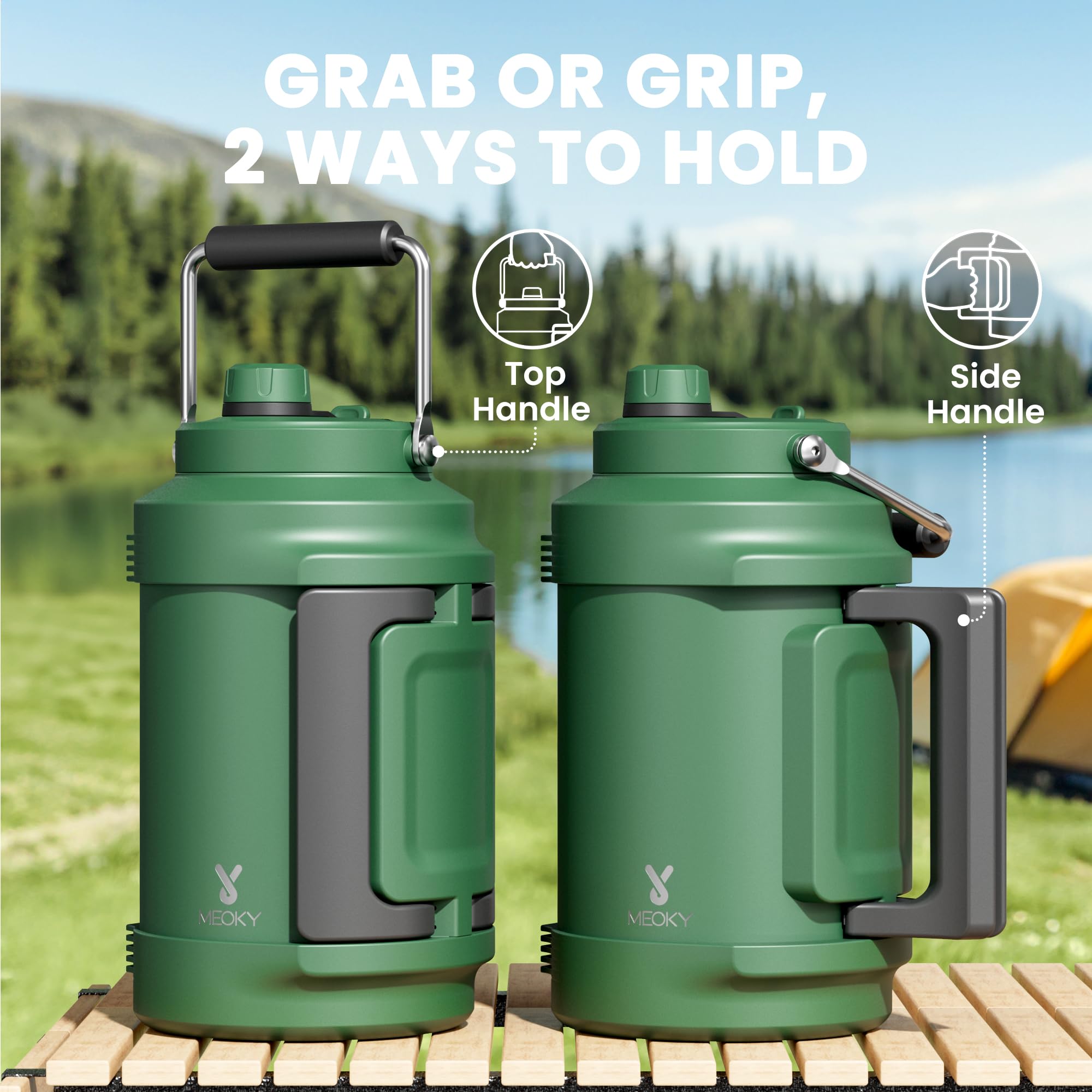 Meoky 2-in-1 lid lets you flip straw or sip from the spout.