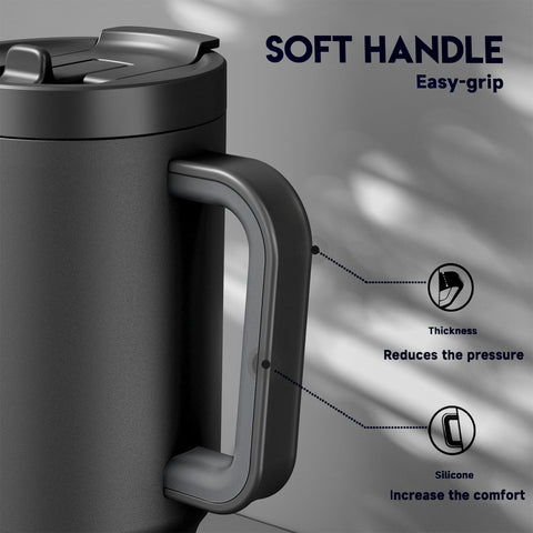 Meoky tumbler fits most cup holders for errands and workouts.