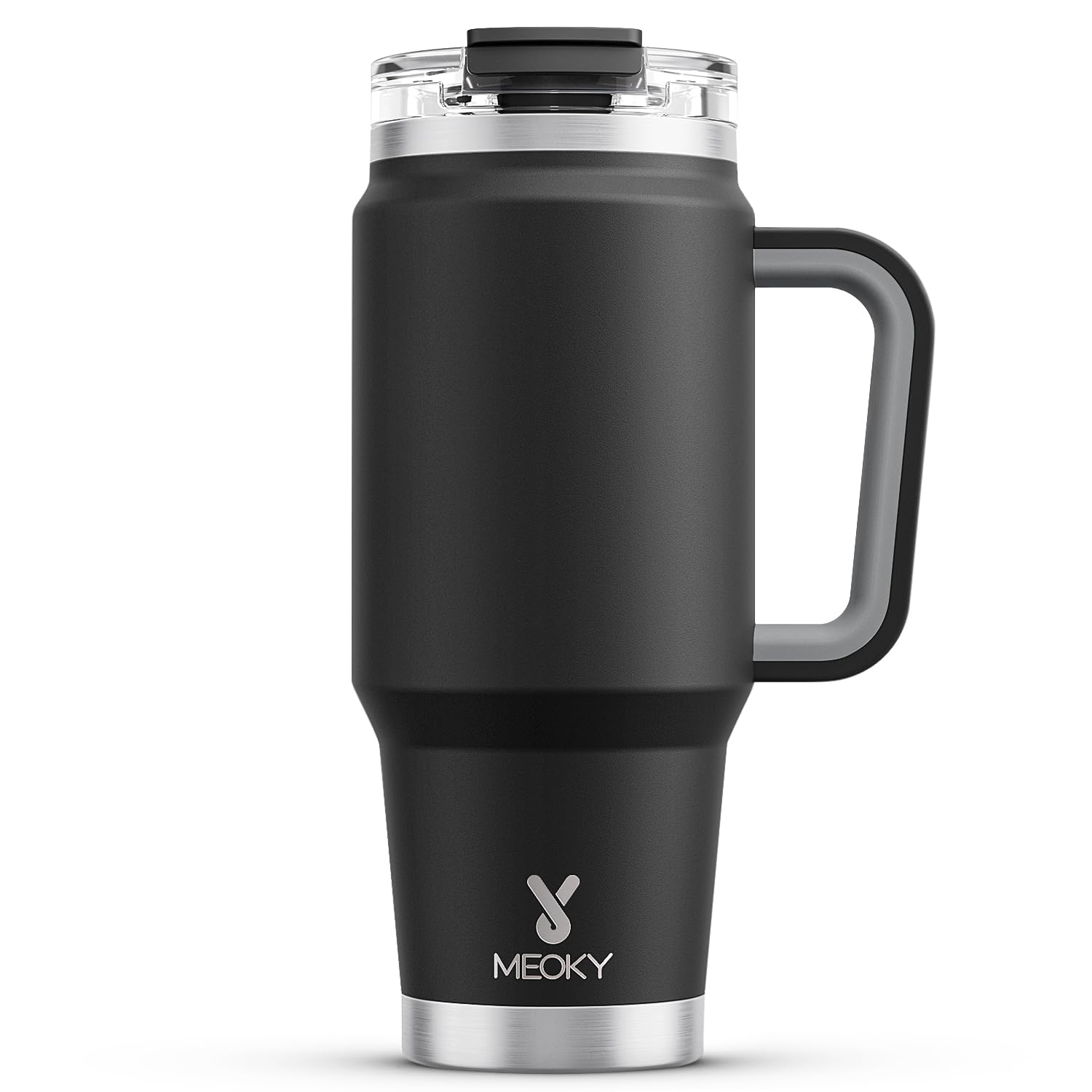 Meoky 32 oz tumbler with handle and pour lid for on-the-go hydration
