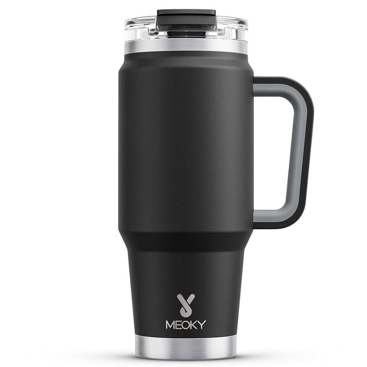 Meoky 32 oz tumbler with handle and pour lid for on-the-go hydration