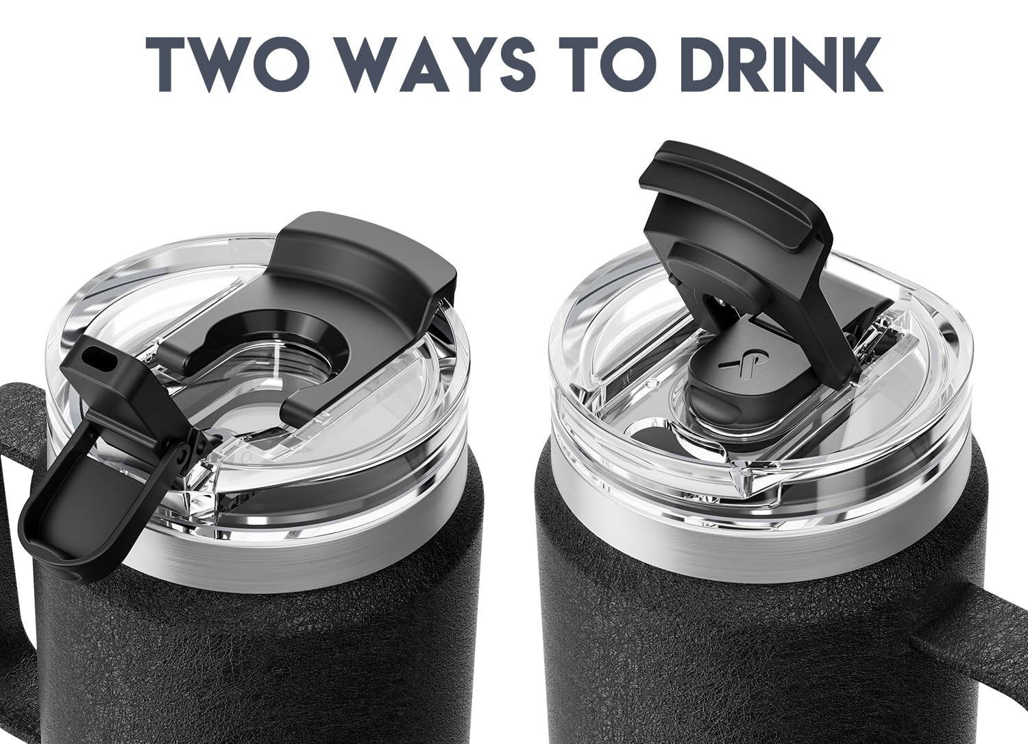 Meoky 32oz tumbler vacuum insulation keeps beverages cold or hot for hours.