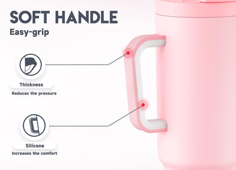 Meoky 40oz stainless steel construction resists rust and lasts daily use.