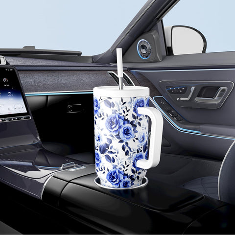 Meoky fits most car cup holders for easy travel.