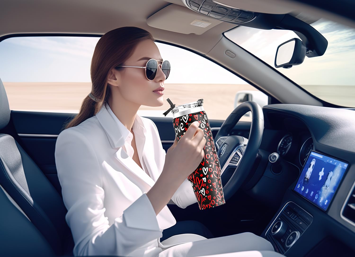 Meoky fits most car cup holders for convenient travel.