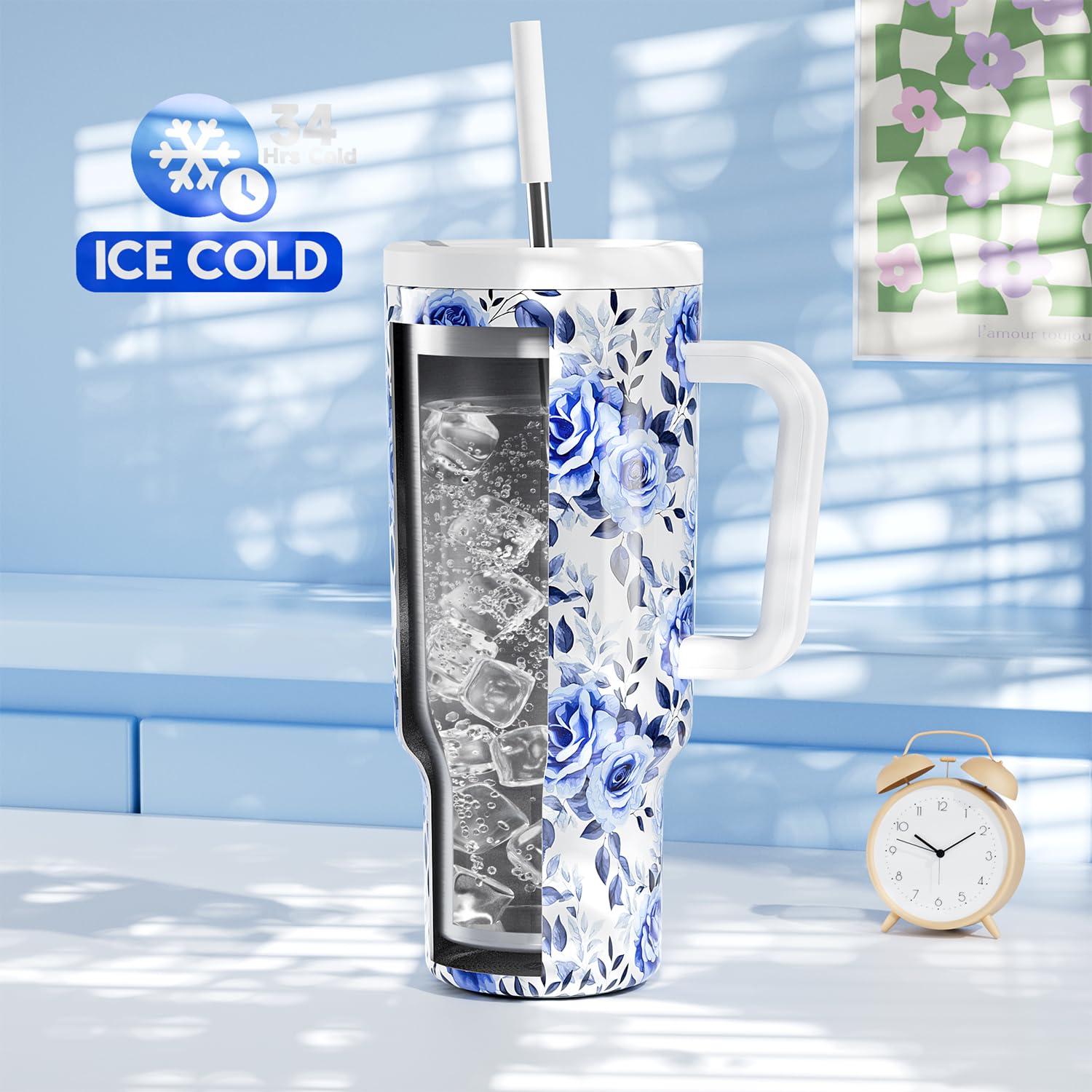 Meoky lid and straw minimize spills, keep flavors clean during daily commutes.