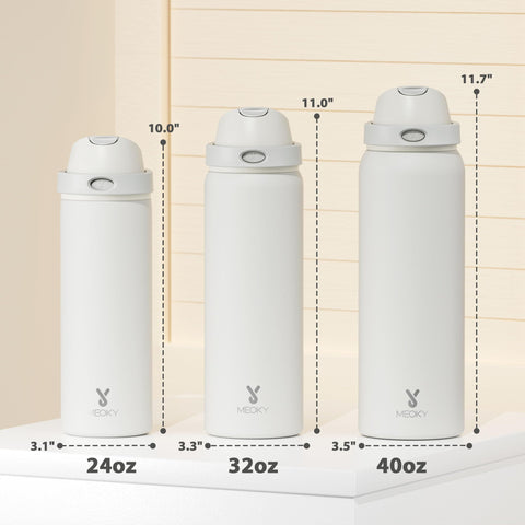 Meoky bottle seal prevents leaks while you move.