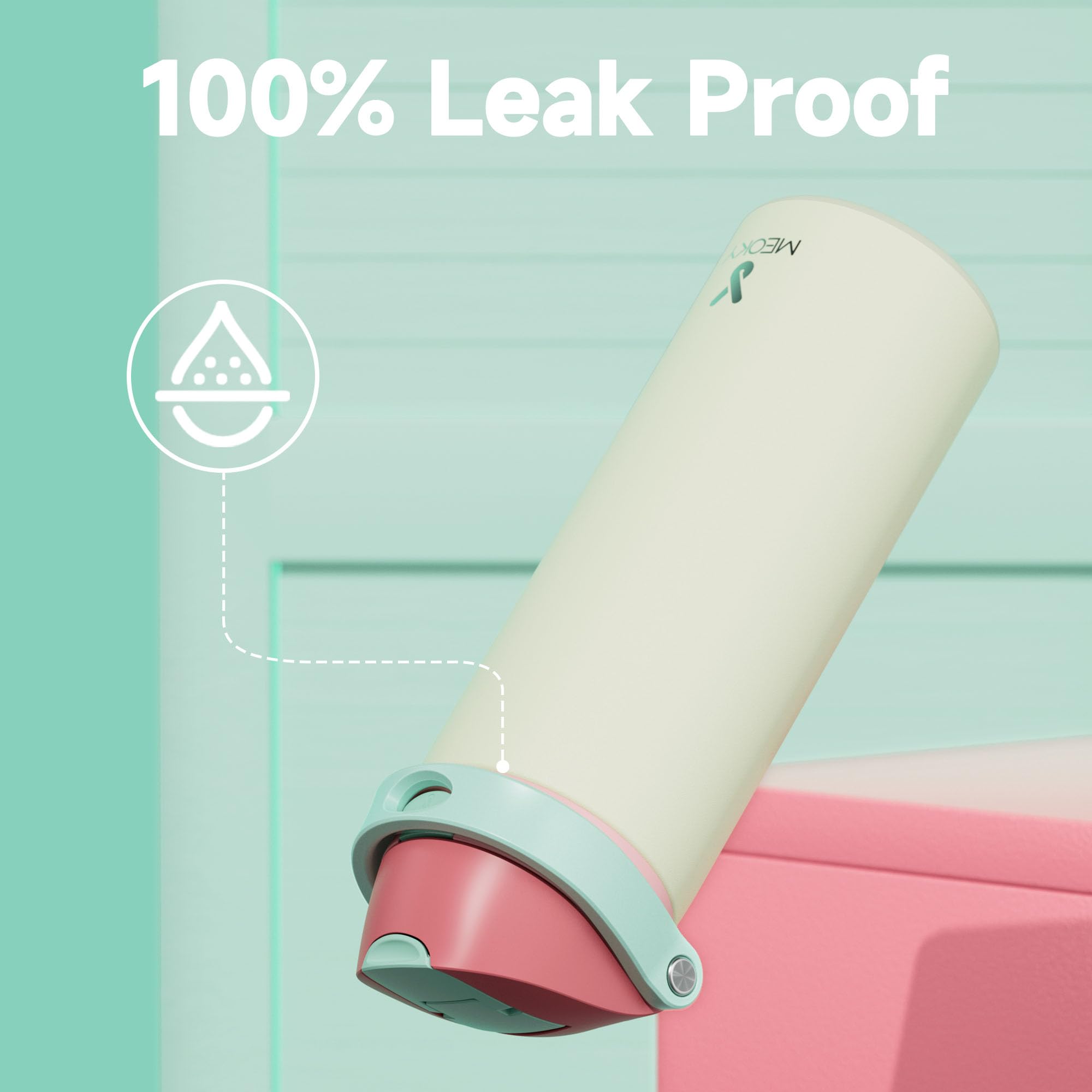 Meoky bottle is BPA-free and safe for daily use.