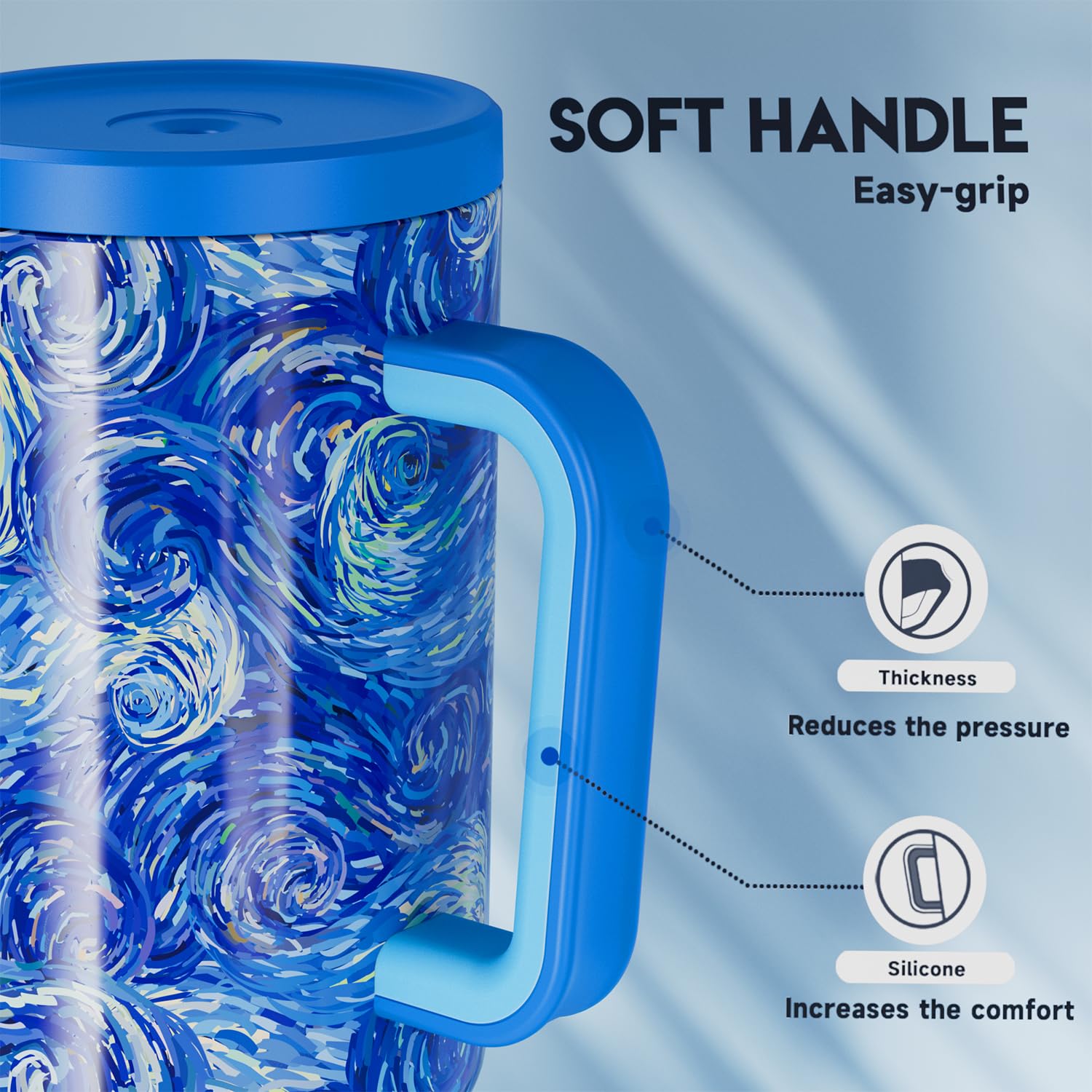 Meoky car cup holder compatibility supports convenient sipping on the road.