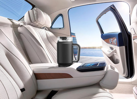 Meoky cup-holder friendly tapered base fits vehicles and desks