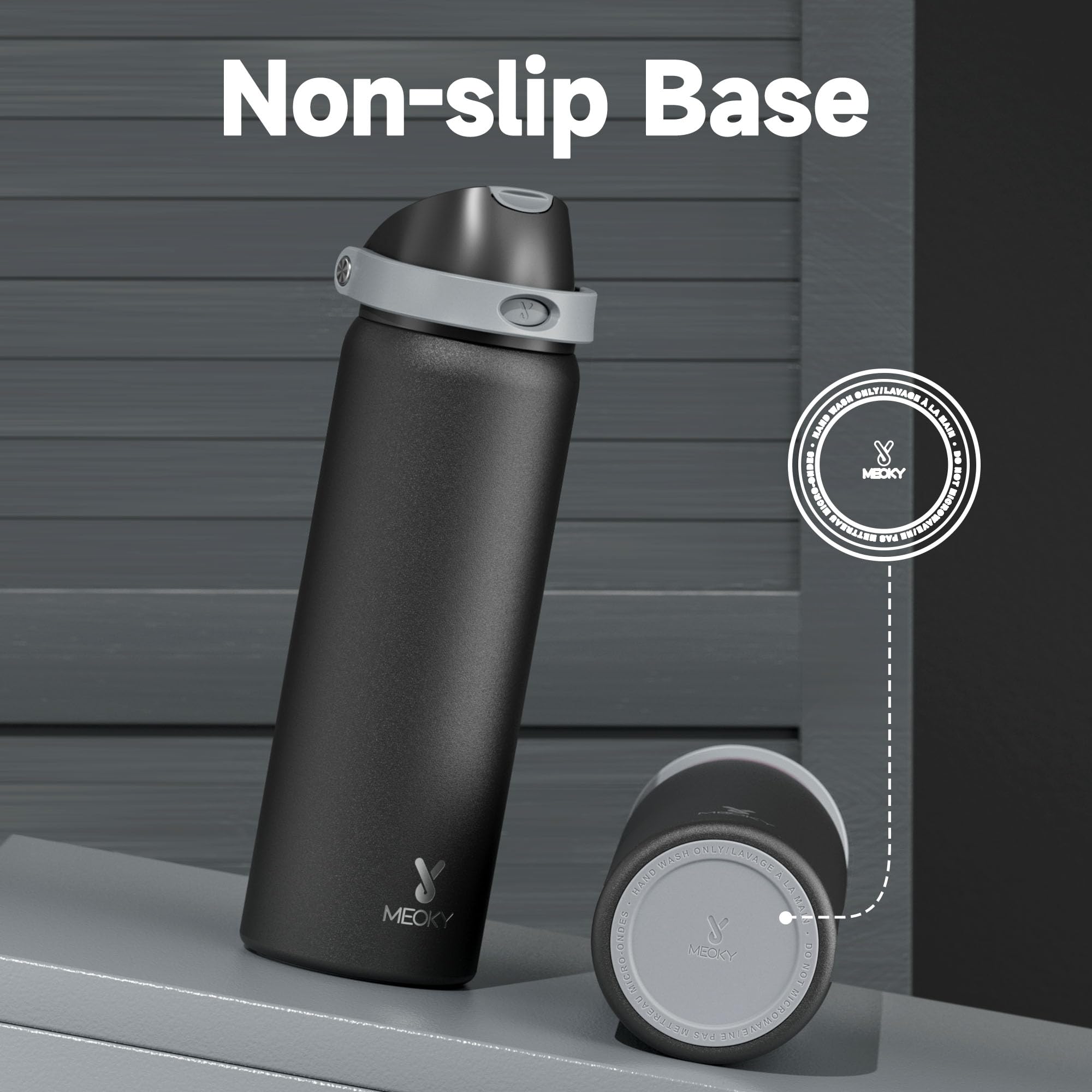Meoky lid is dishwasher-safe for quick cleanup.