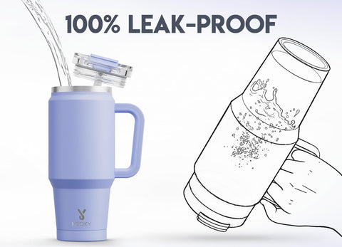 Meoky easy-grip handle ensures comfortable, slip-free grip.