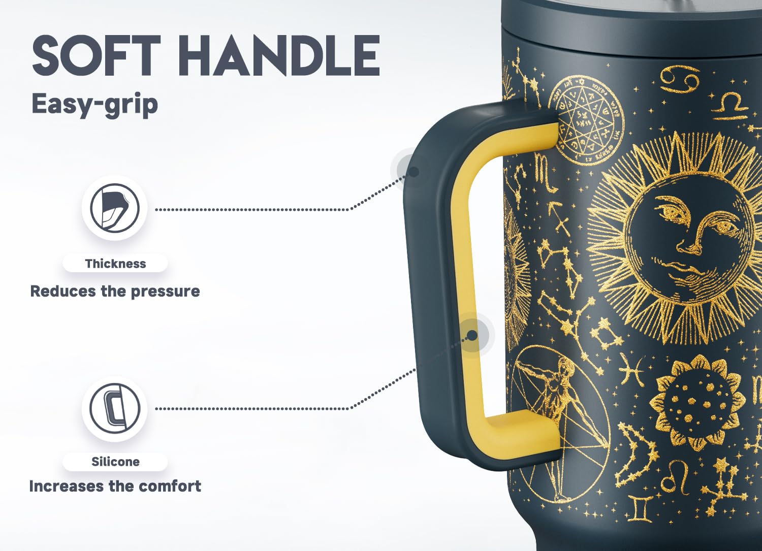 Meoky leak-proof lid showing secure seal for travel