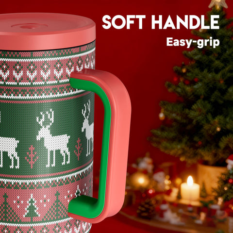 Meoky non-slip base keeps the tumbler steady on any surface.