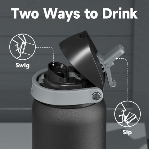 Meoky protective silicone base cushions the bottle from impact