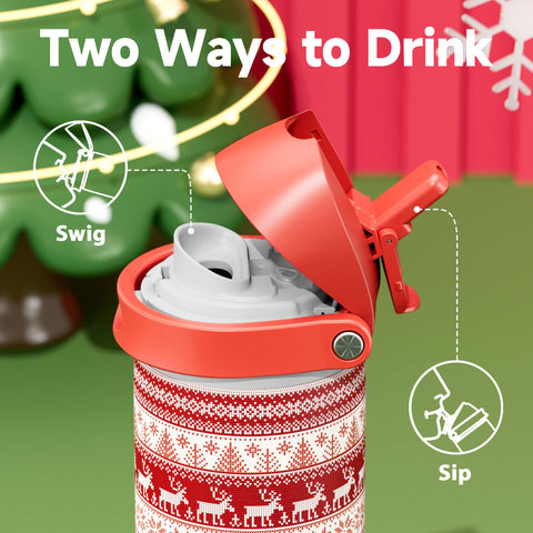 Meoky bottle with push-button spout for quick swigs during workouts.