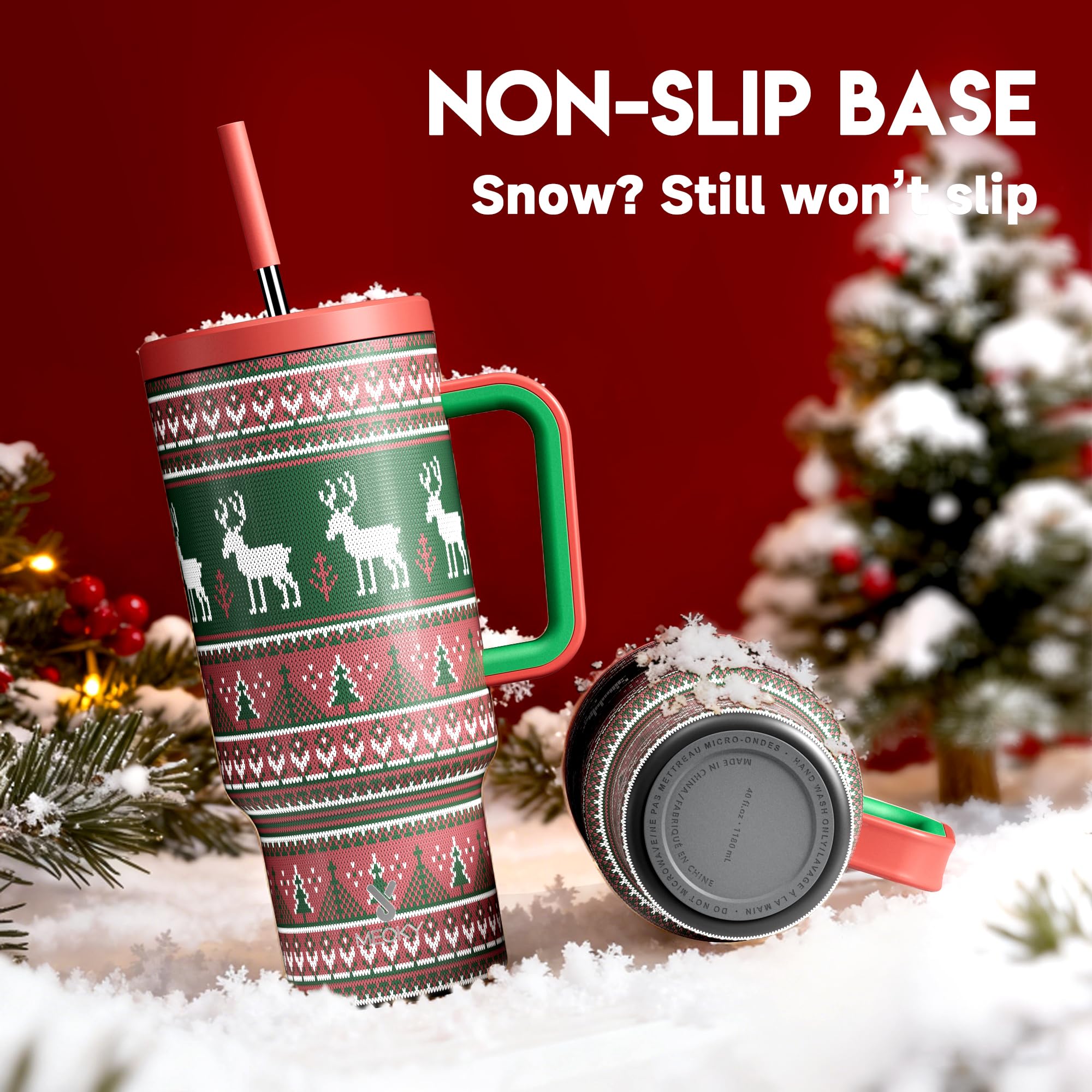Meoky silicone straw preserves pure taste with every sip.