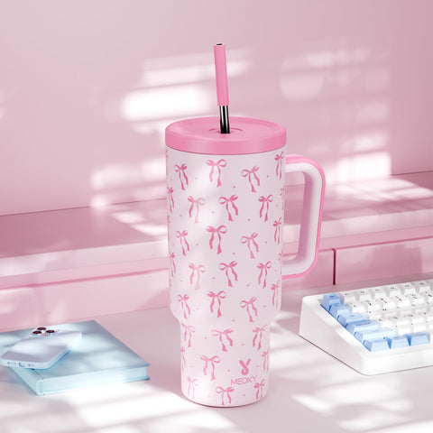 Meoky silicone-tip straw minimizes metallic taste during sipping