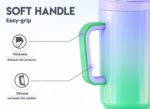 Meoky spout drinking for quick, mess-free sips.