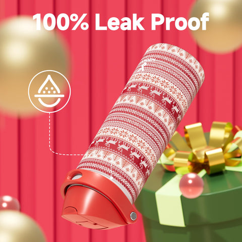 Meoky bottle exterior stays sweat-free for comfortable handling.