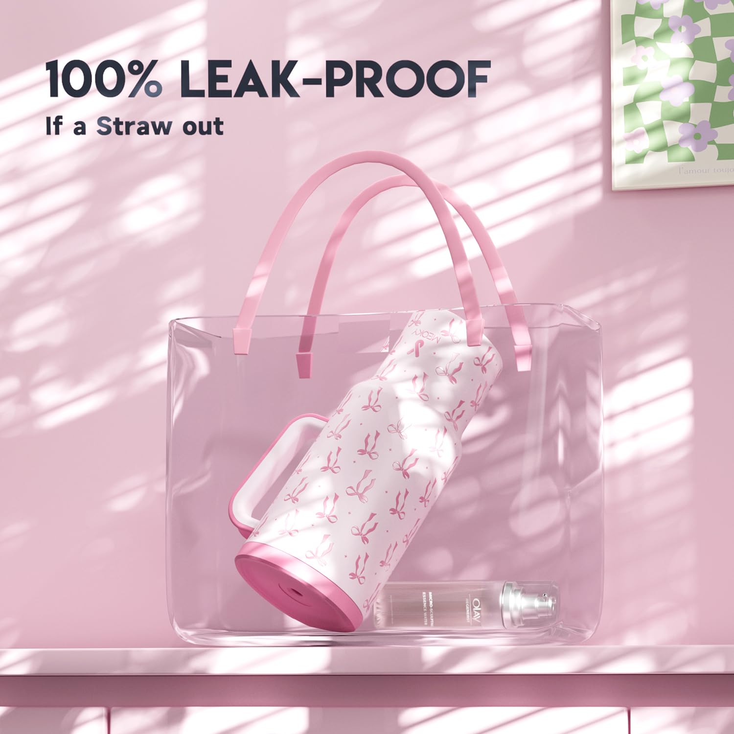 Meoky non-slip base keeps tumbler steady on surfaces