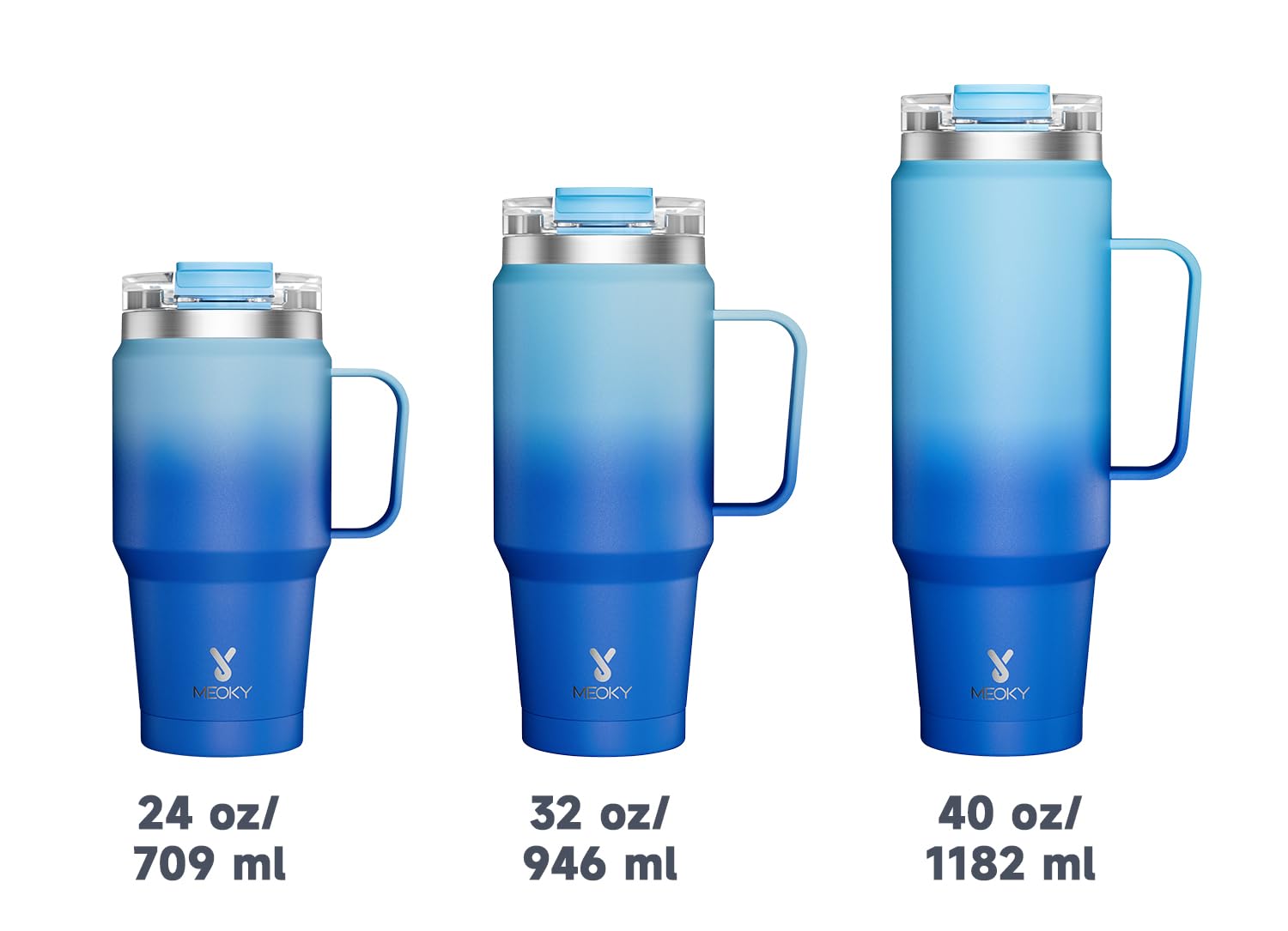 Meoky wide ergonomic handle supports relaxed grip and stable carrying.