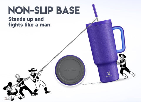 Meoky wide handle offers comfortable grip and reduces finger strain.
