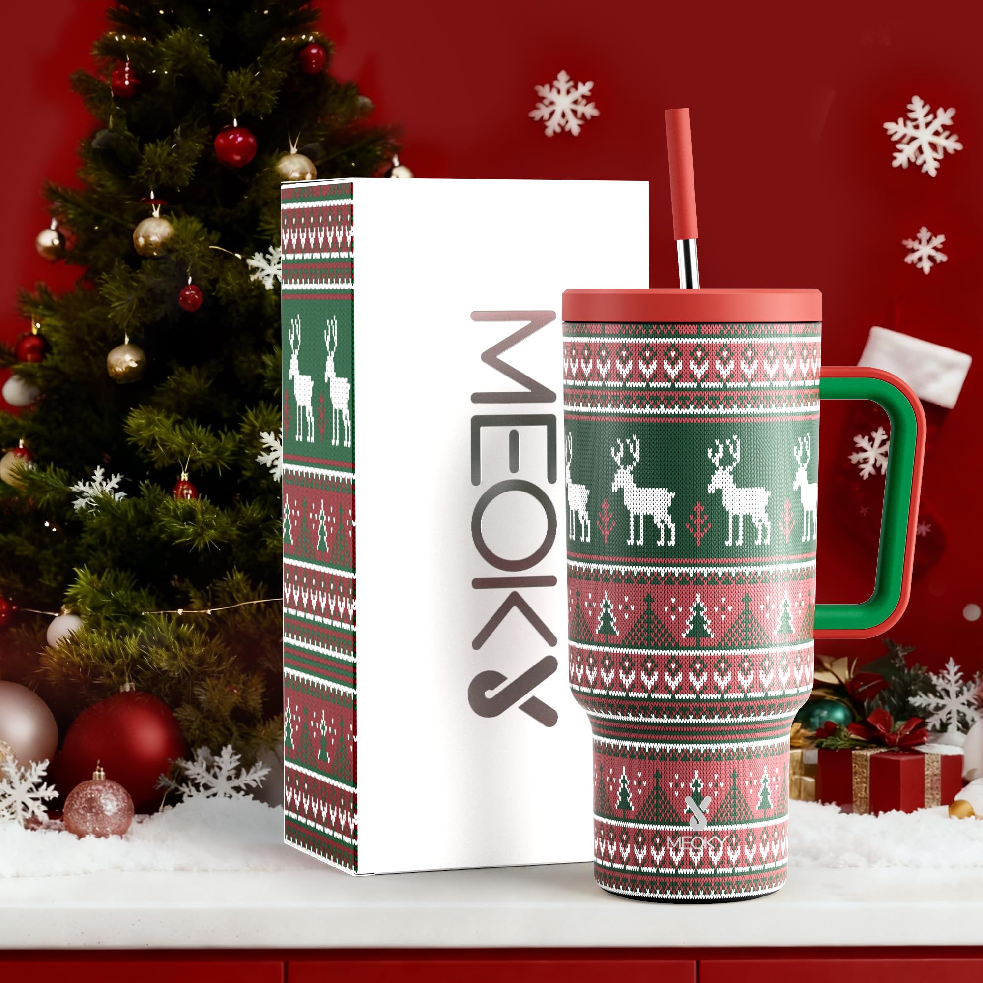 Meoky wide thick handle offers a comfortable grip during winter moments.