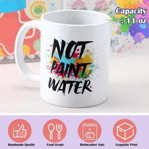 Mepase 11 oz ceramic mug with bright patterns for daily coffee rituals